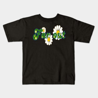 Far Out Flowers Kids T-Shirt